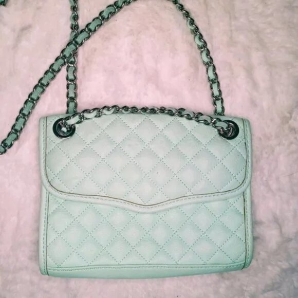 REBECCA MINKOFF PASTEL GREEN CROSSBODY PURSE - Picture 2 of 7